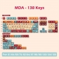 Loong Year Good Luck 104+16 / 34 / 54 MDA MCA Profile Keycap Set Cherry MX PBT Dye-subbed for Mechanical Gaming Keyboard